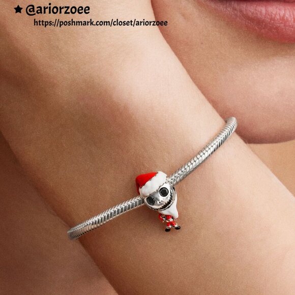 Pandora Disney The Nightmare Before Christmas Jack Skellington Charm|Pendant - Picture 2 of 2